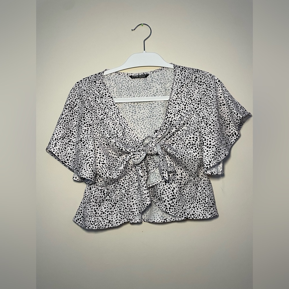 Shein Tie Blouse
